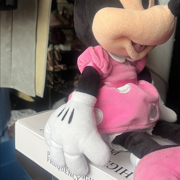 Disney Pink and Black Minnie Mouse Plush - Picture 4 of 5